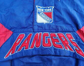 Vintage 1990s New York Rangers Starter Pouch Space Font Jacket