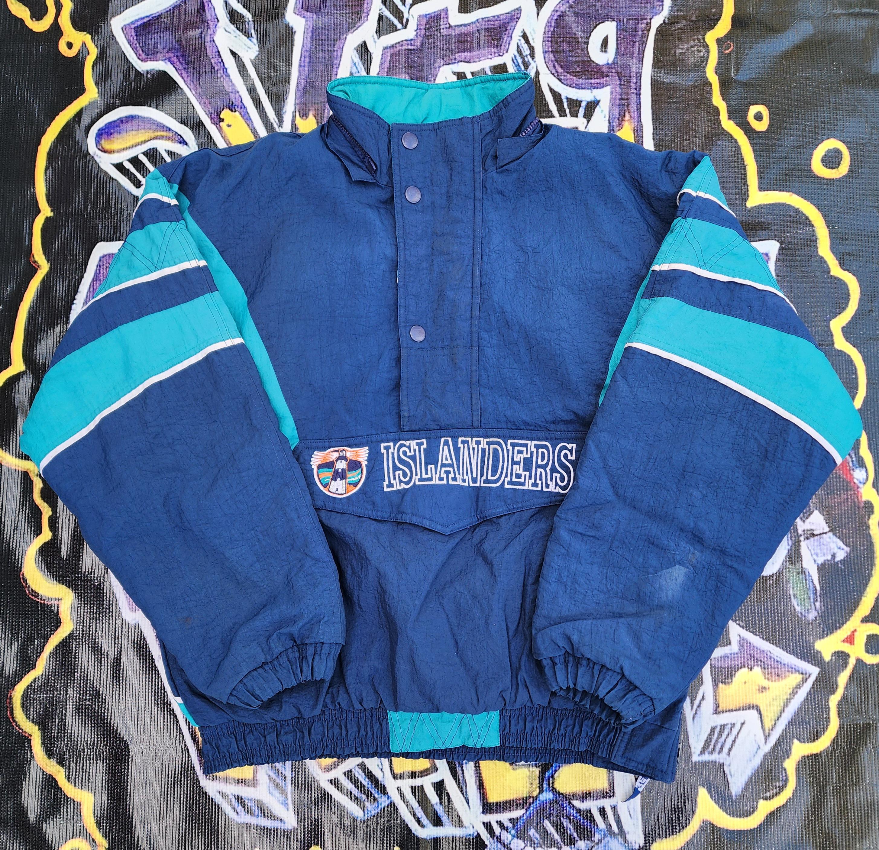 Vintage 1990s New York Islanders Starter Pouch Jacket Fisherman