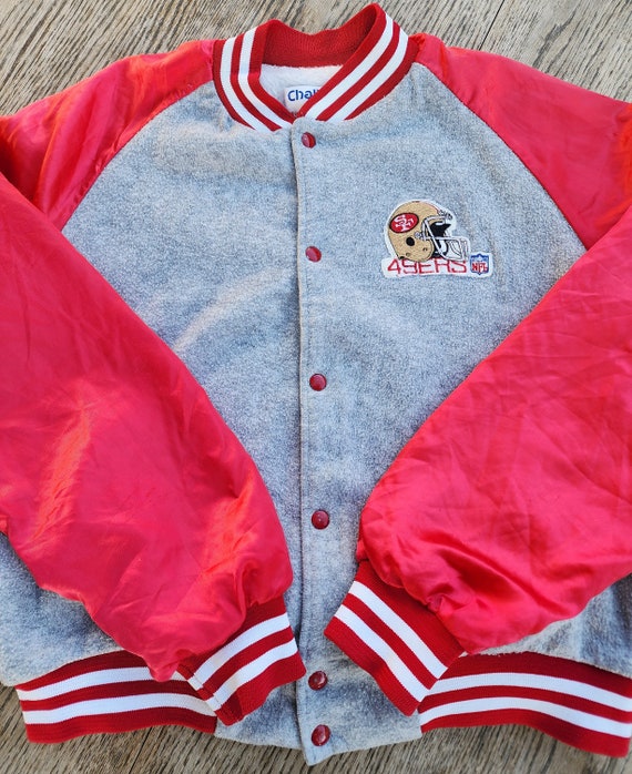 Vintage 1980s San Francisco 49ers Chalkline Wool … - image 1