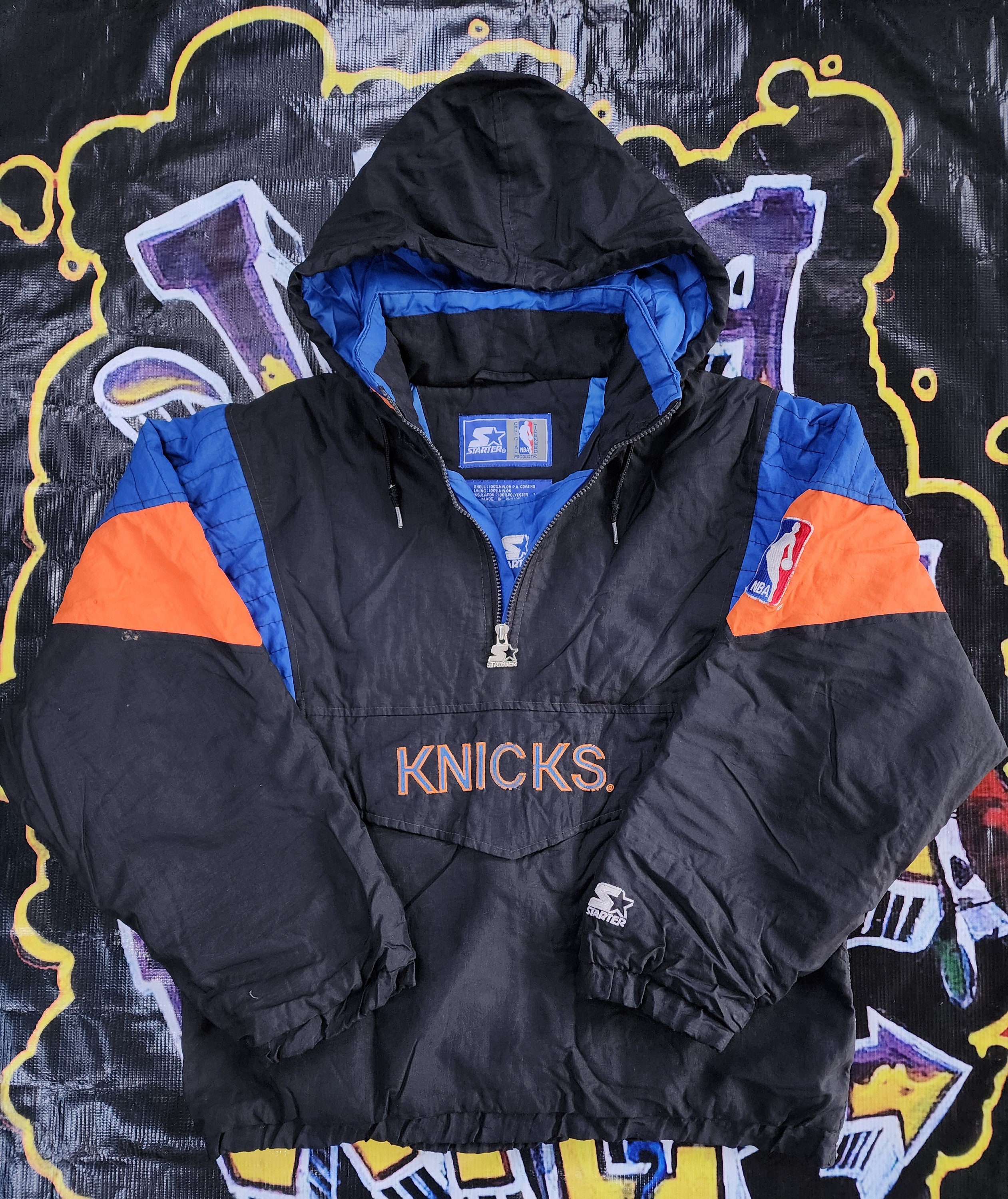 Vintage 1990s New York Knicks Starter Pouch Jacket XL - Etsy Vintage 1990s New York Knicks Starter Pouch Jacket XL - Etsy