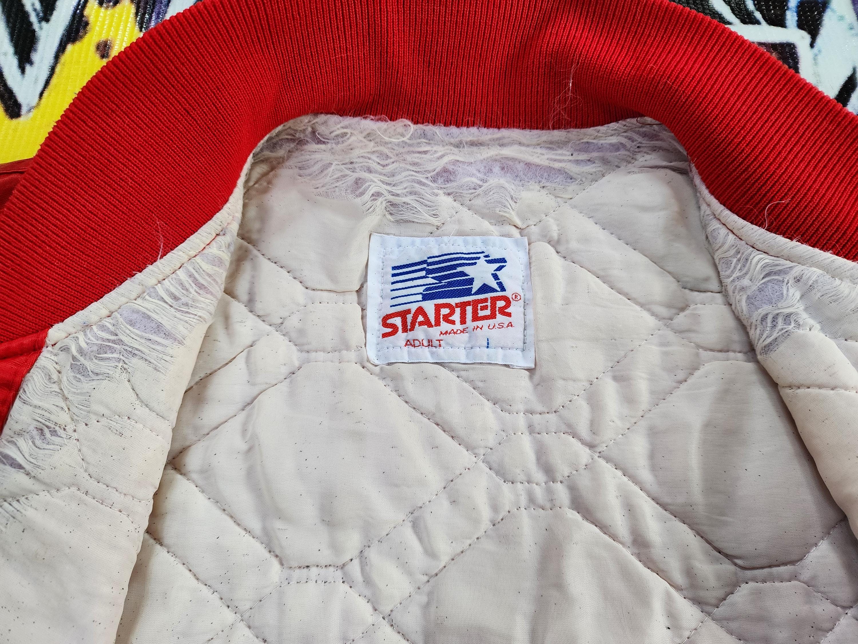 Veste Satinée Vintage Starter University Of Nevada Las Vegas UNLV Rebels, Taille XL, Années 90