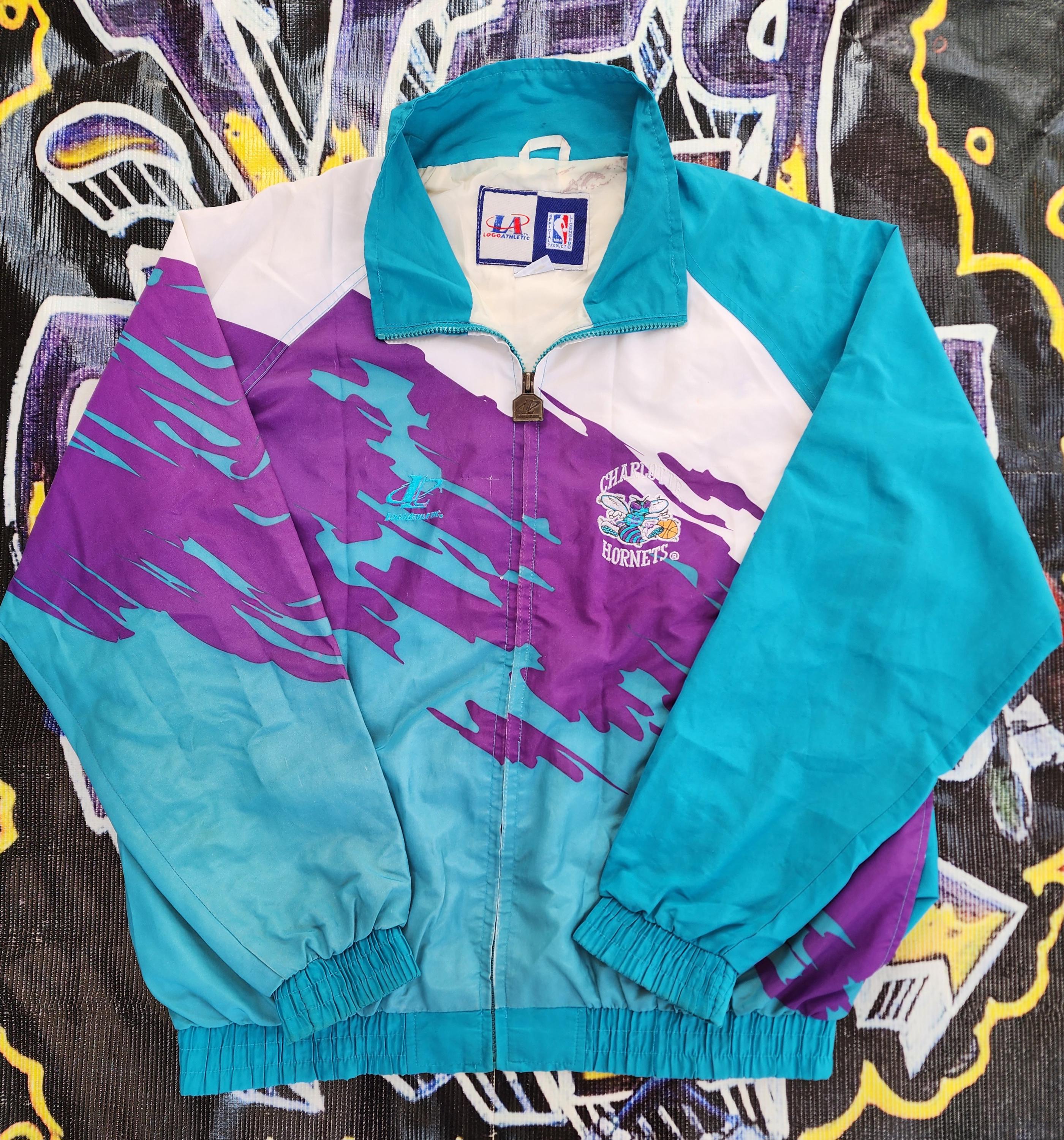 Vintage 1990s Charlotte Hornets Logo Athletic Splash