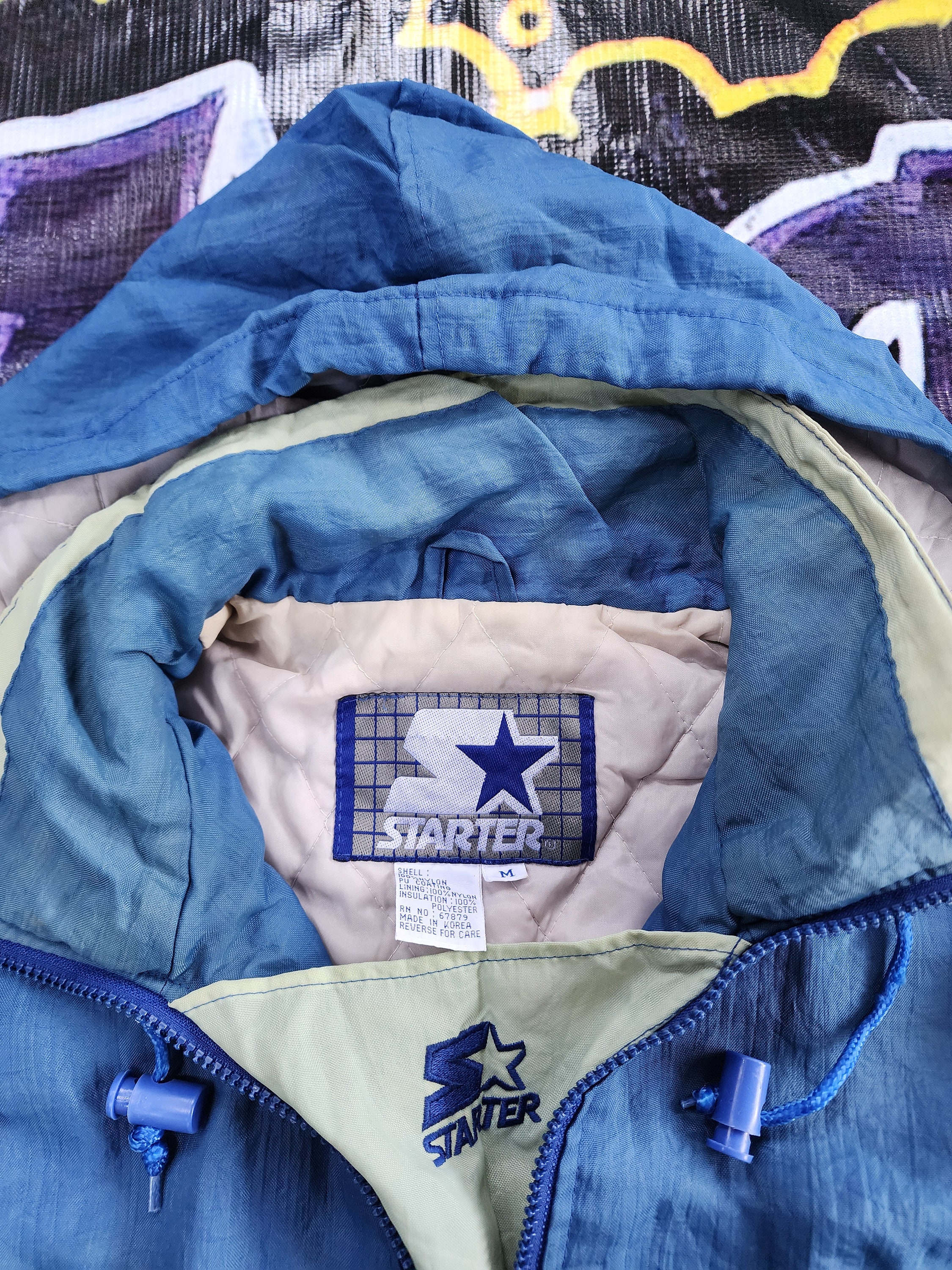 Vintage 1990s Dallas Cowboys Starter Pouch Jacket Large - Etsy