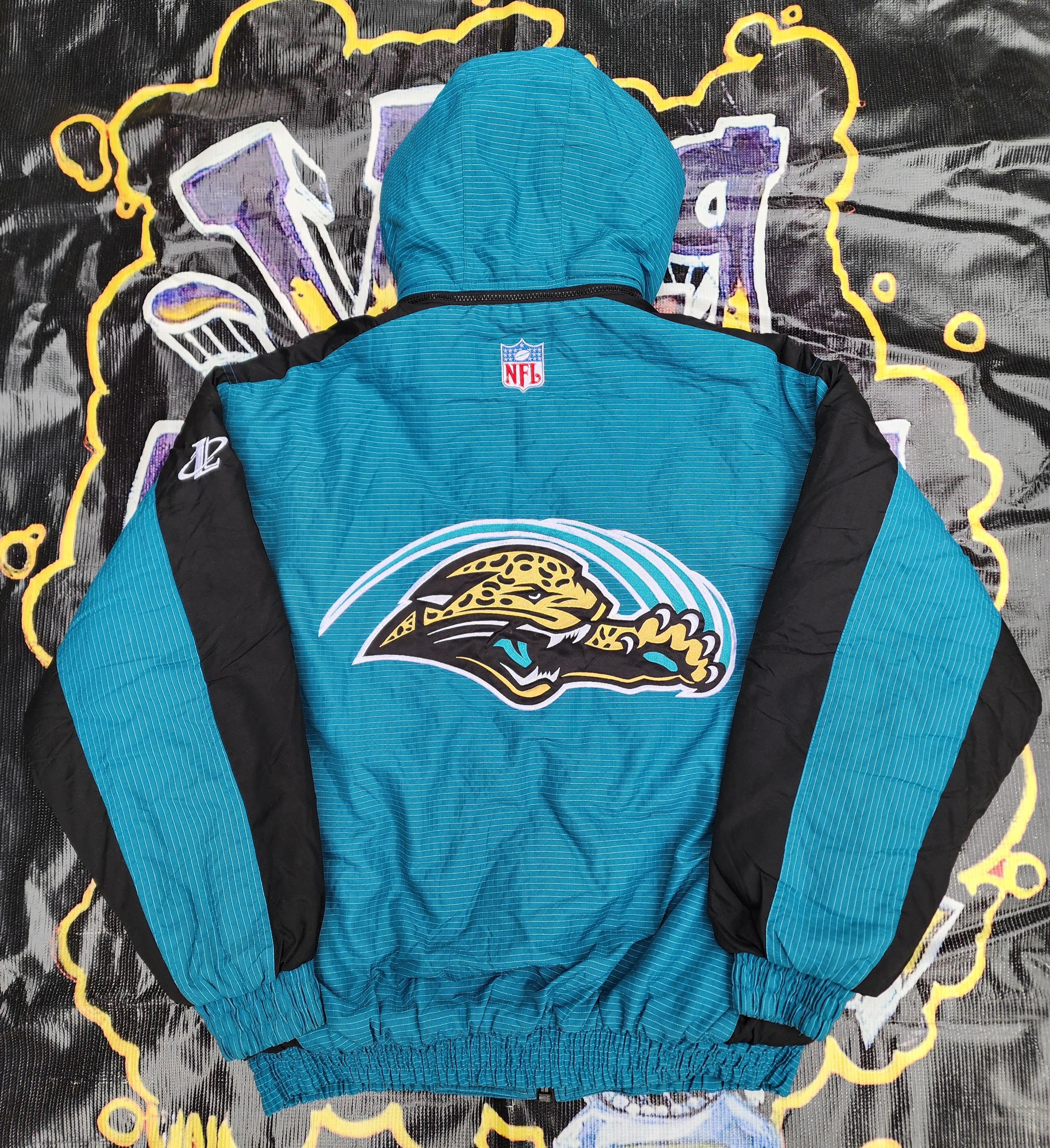 Vintage 1990s Jacksonville Jaguars Logo Athletic Pro Line Big Logo
