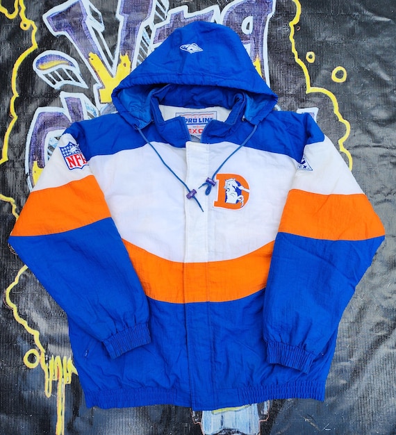 Vintage 90s Denver Broncos Apex One Wave Jacket XL - Etsy