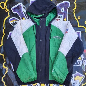 New York Jets Starter Jacket - Size XL - Etsy New York Jets Starter Jacket - Size XL - Etsy