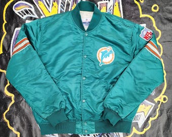 Vintage 90s NFL Pro Line Miami Dolphins Starter Jacket XL - Etsy