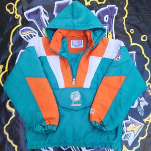 Apex One Miami Dolphins ドルフィンズ ジャケット528 Apex One Miami Dolphins ドルフィンズ ジャケット528 Vintage 90s NFL
