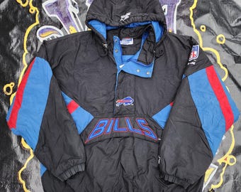 Vintage 1990s Buffalo Bills Apex One Pro Line Puffer Jacket Large
