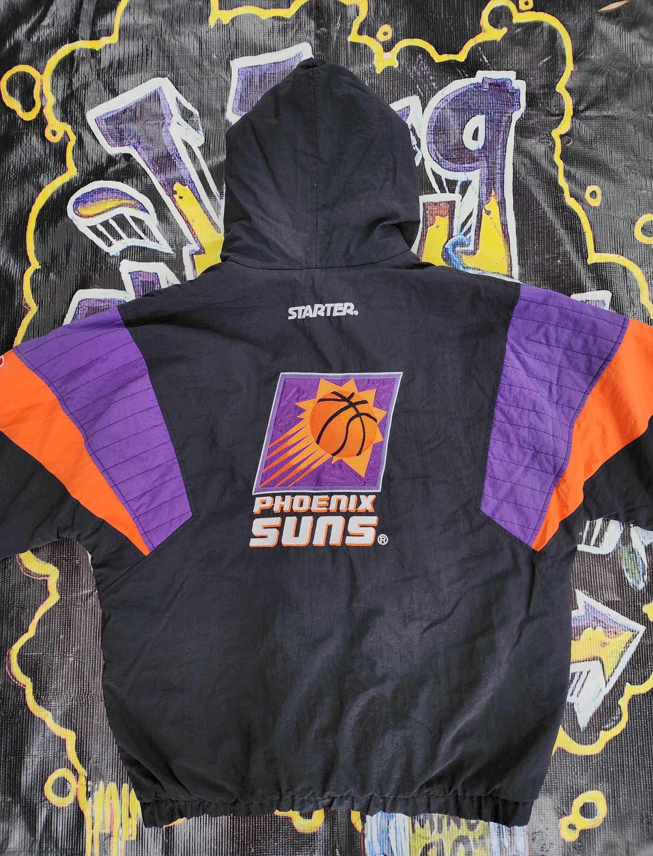Vintage 90s Phoenix Suns Starter Pouch Jacket Black Purple M/L - Etsy