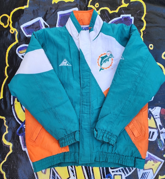 Vintage 1990s Miami Dolphins Apex One Puffer Jacket L-XL - Etsy