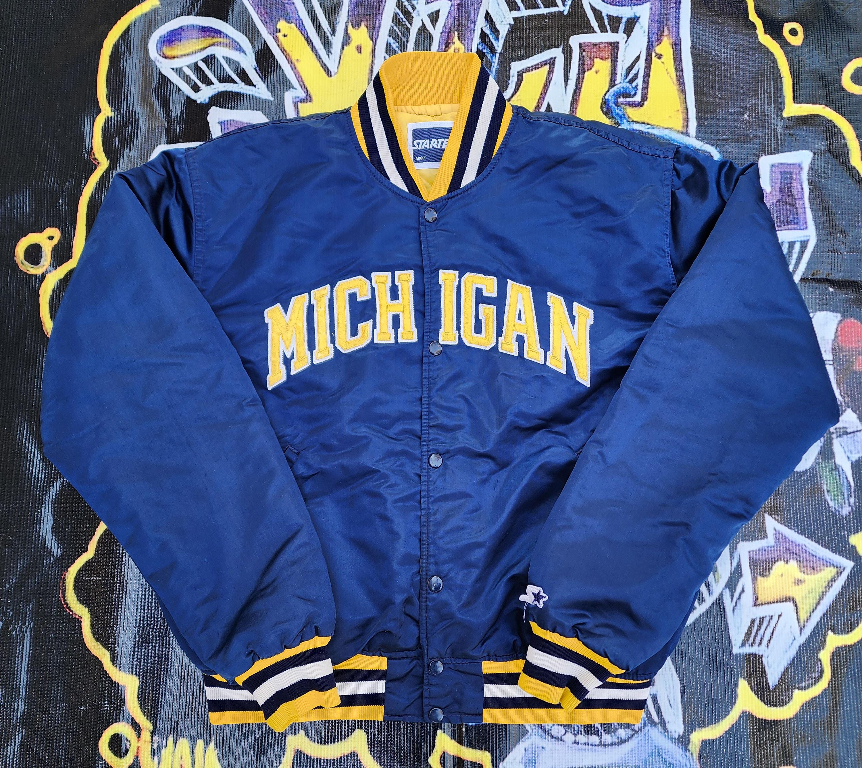 University of Michigan Wolverines Starter Jacket - Etsy University of Michigan Wolverines Starter Jacket - Etsy