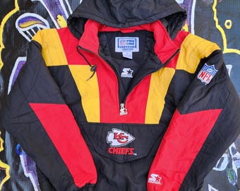vintage 90s Kansas City Chiefs starter pullover jacket | eBay
