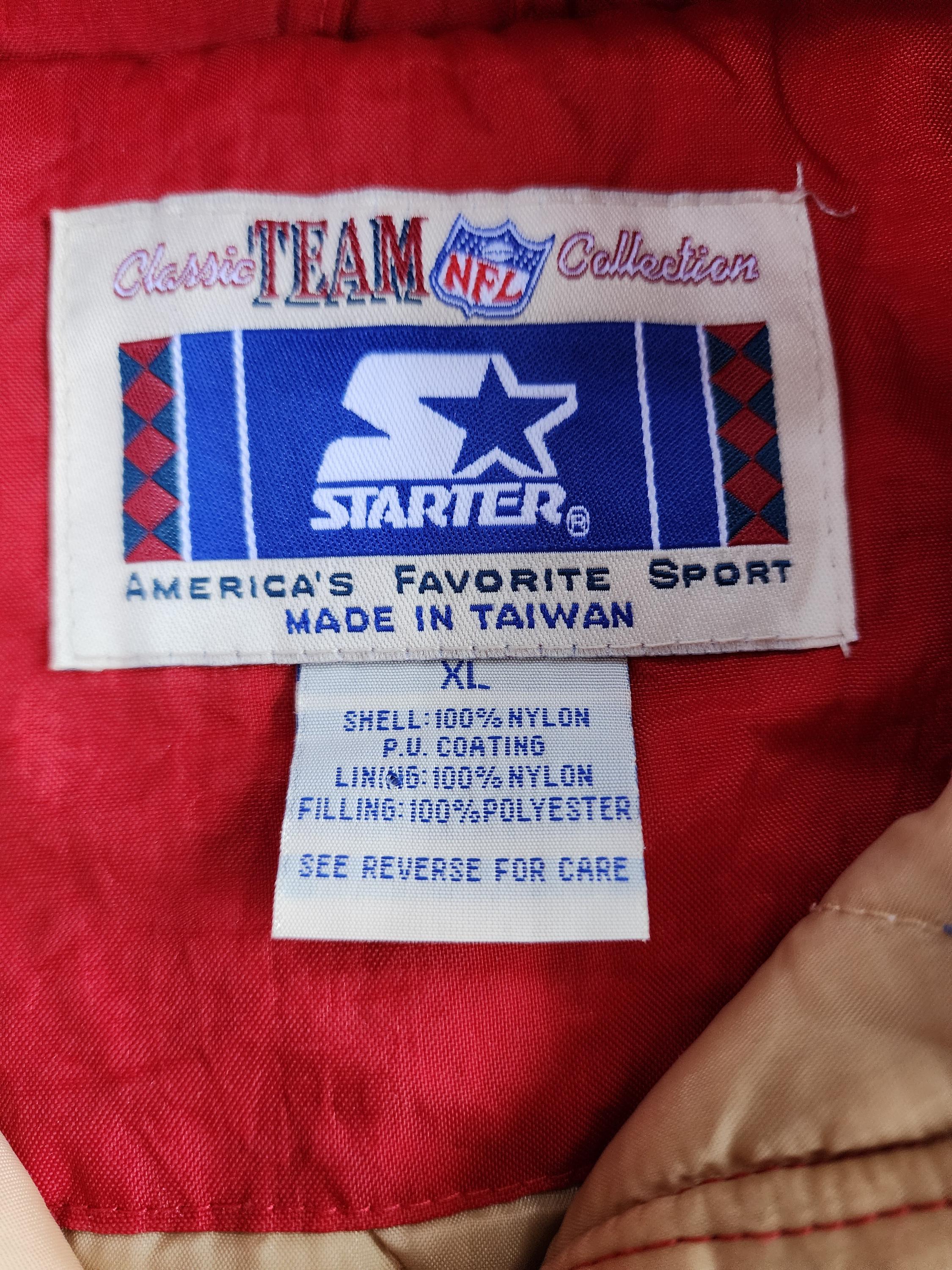 Vintage 1990s San Francisco 49ers Starter Full Zip Puffer Vintage 1990s San Francisco 49ers Starter Full Zip Puffer