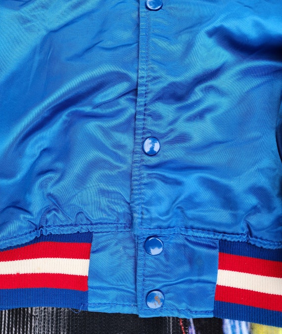 Vintage 1990s New York Rangers Starter Satin Jack… - image 3