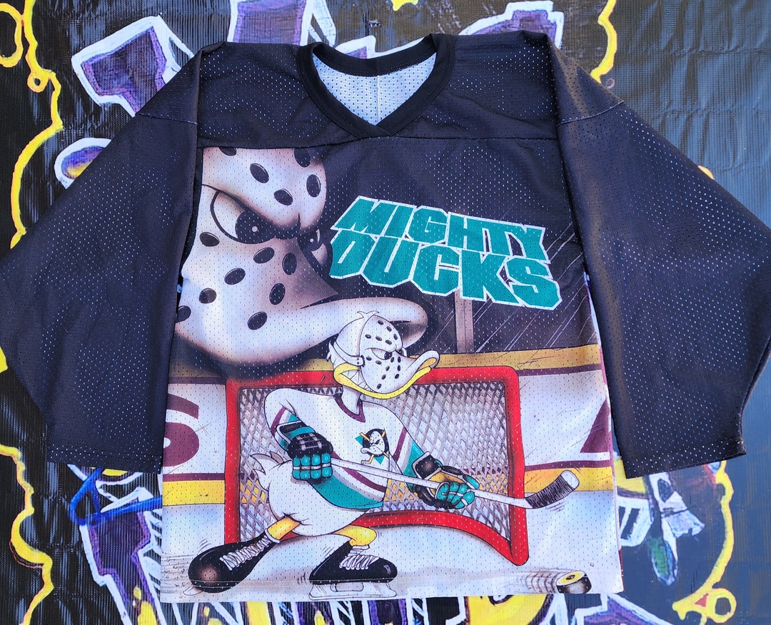 Maillot Vintage CCM Mighty Ducks Of Anaheim - Taille XL - Hockey NHL - Collector Rare