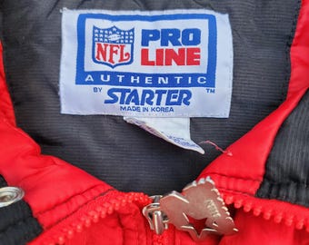 Vintage 90s San Francisco 49ers Starter Pouch Space Font Jacket