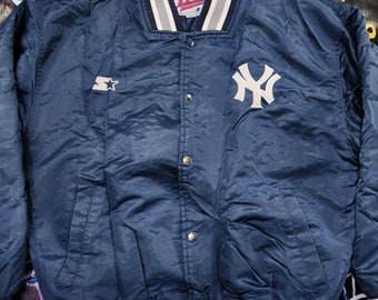 Vintage 1990s New York Yankees Starter Satin Diamond Vintage 1990s New York Yankees Starter Satin Diamond