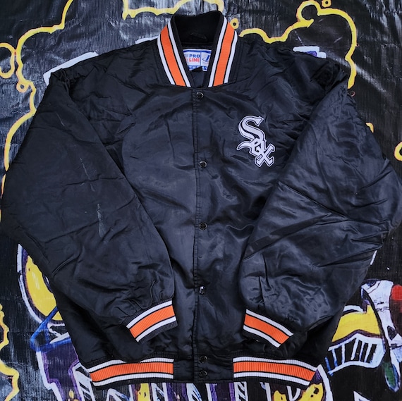 Vintage 1990s Chicago White Sox Logo Athletic Bomber Jacket XL - Etsy