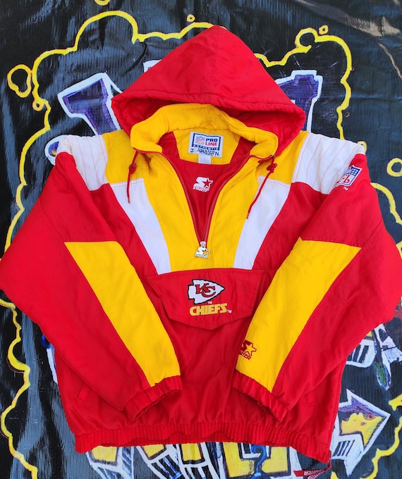 Vintage 1990s Kansas City Chiefs Starter Pouch Color Block