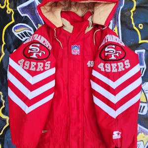Vintage 1990s San Francisco 49ers Starter Pro Line Arm Logos