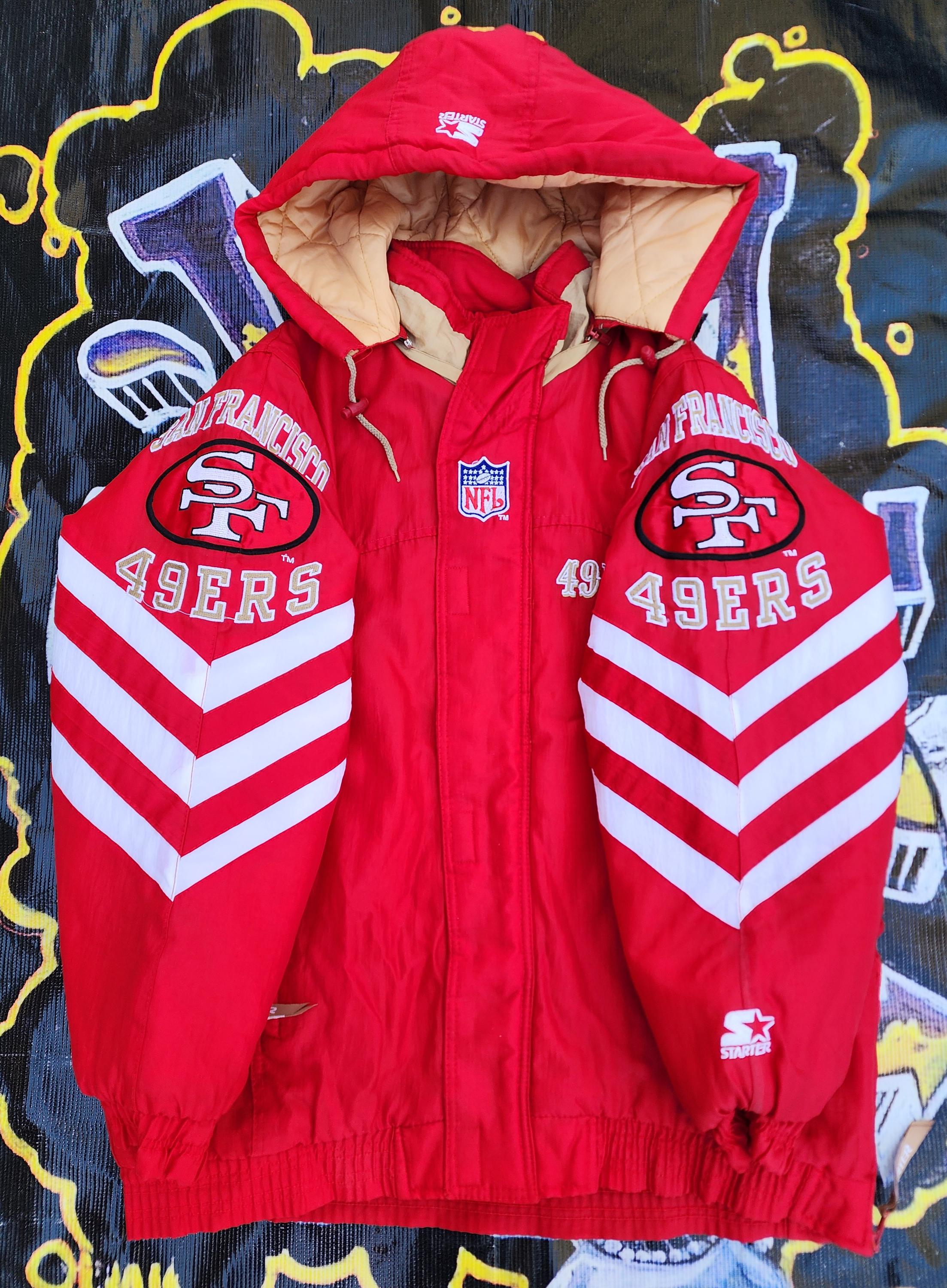 Vintage 1990s San Francisco 49ers Starter Pro Line Arm Logos