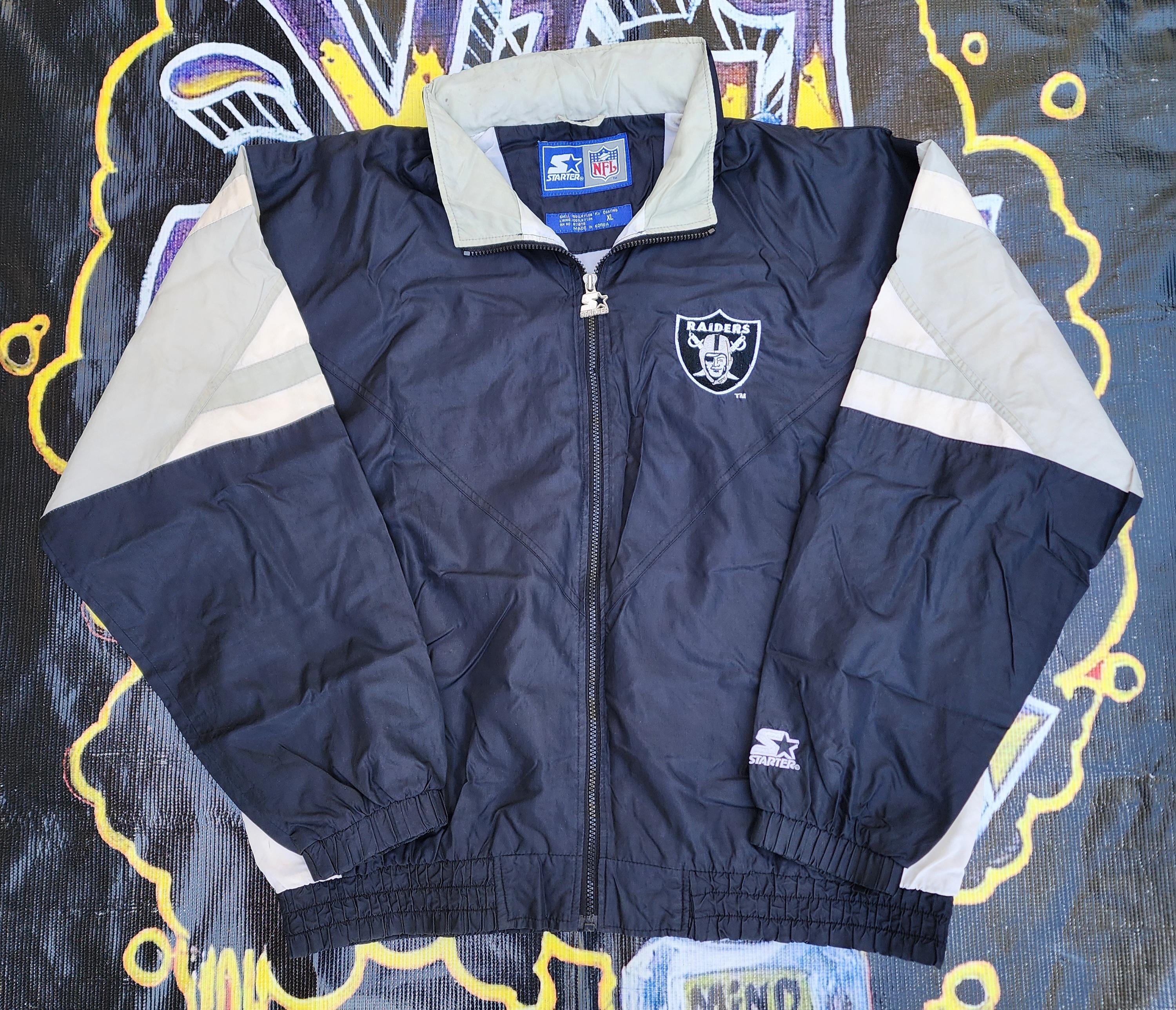 Raiders Windbreaker Jacket - Etsy