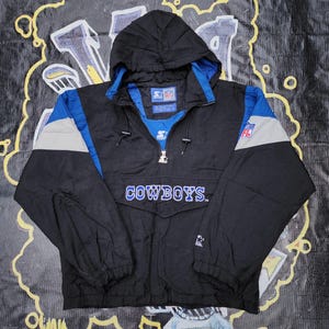 Vintage Cowboys Starter Jacket - Etsy