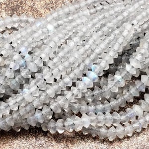 3mm Labradorite Faceted Disk Rondelles, 15.5 inch