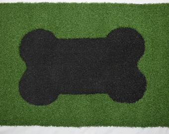 Paillasson en os de chien 2'x3'