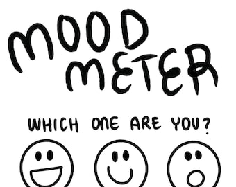 Mood Chart, Daily Mood Tracker, Mood Tracker, Self-Care Chart, Printable Mood Tracker, Mental Health Tracker