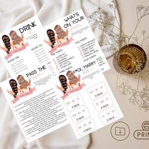 Girls Night drinking games, Fun drinking games, ladies Party Games, Fun Girls Night Out, Ladies Night,  Game for Adult, Adult Birthday Games