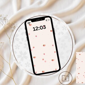 Strawberry phone wallpaper, aesthetic phone wallpaper, trending background, summer background, phone wallpaper, screen saveriPhone wallpaper