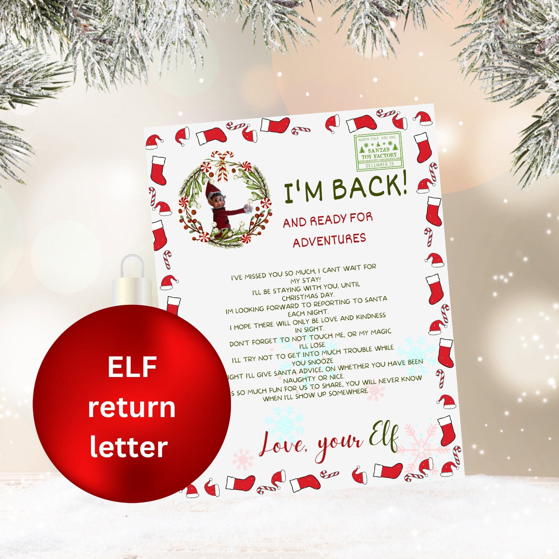 Free Elf Arrival Letter 2024 Release Date Lindy Petrina