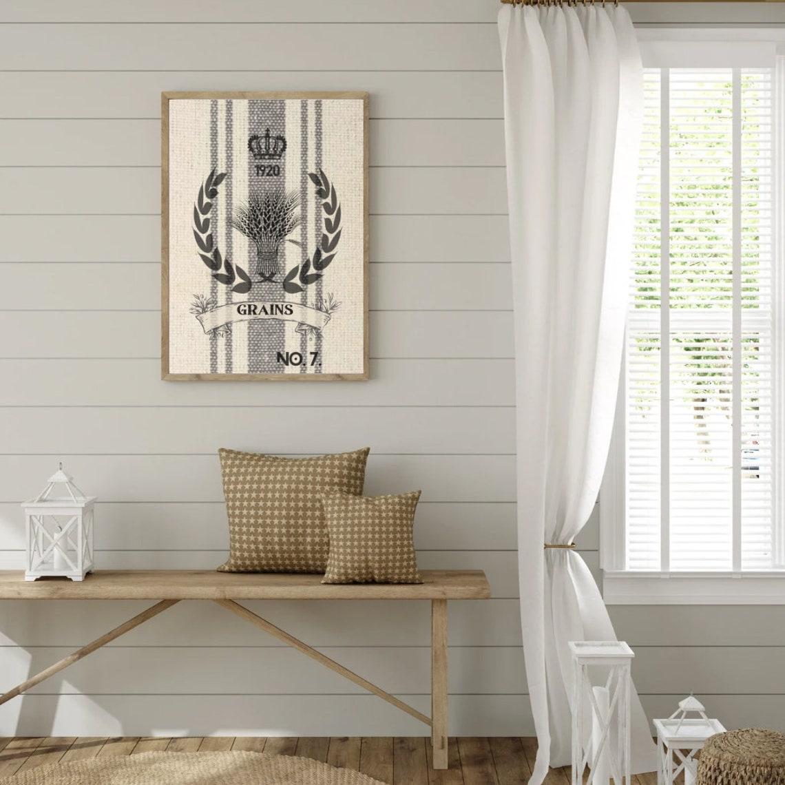 Grain Sack Pdf, Grain Sack Image, Png Grain Sack, Vintage Grain Sack