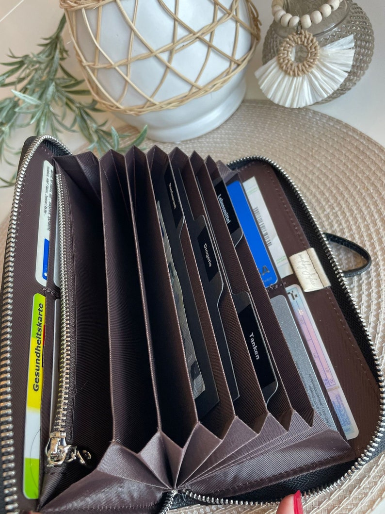 NEW Budgeting wallet 2024 Wallet with many compartments and zipper ideal for budgeting 6 colors, WITHOUT register inserts image 9