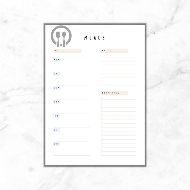 Printable Weekly Meal Plan Simple Weekly Meal Plan Meal And Grocery printable-weekly-meal-plan-simple-weekly-meal-plan-meal-and-grocery