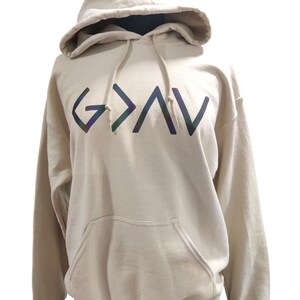 God is greater than the highs and lows Hoodie, Faith Sweater, Faith Hoodie