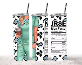 Nurse Tumbler  • Custom Tumbler • Personalized Gift • 20oz