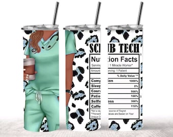 Bicchiere Scrub Tech • Bicchiere personalizzato • Regalo personalizzato • 20 once