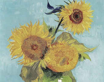 Van Gogh Sunflowers Print: Fine Art Still Life (Digital Download)