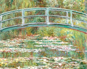 Claude Monet's Water Lily Pond (1899), Fine Art, Digital Print, Instant Download, Printable