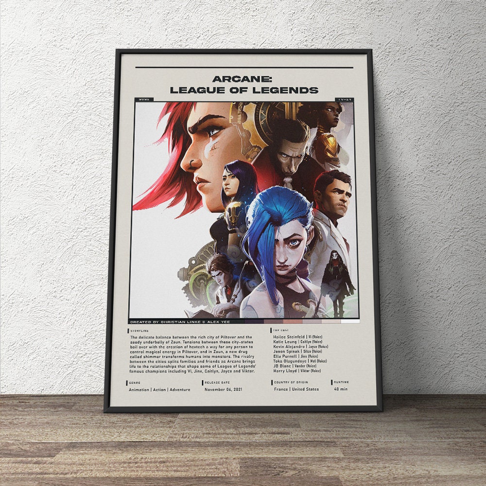 Minimalist League of Legends Poster Etsy