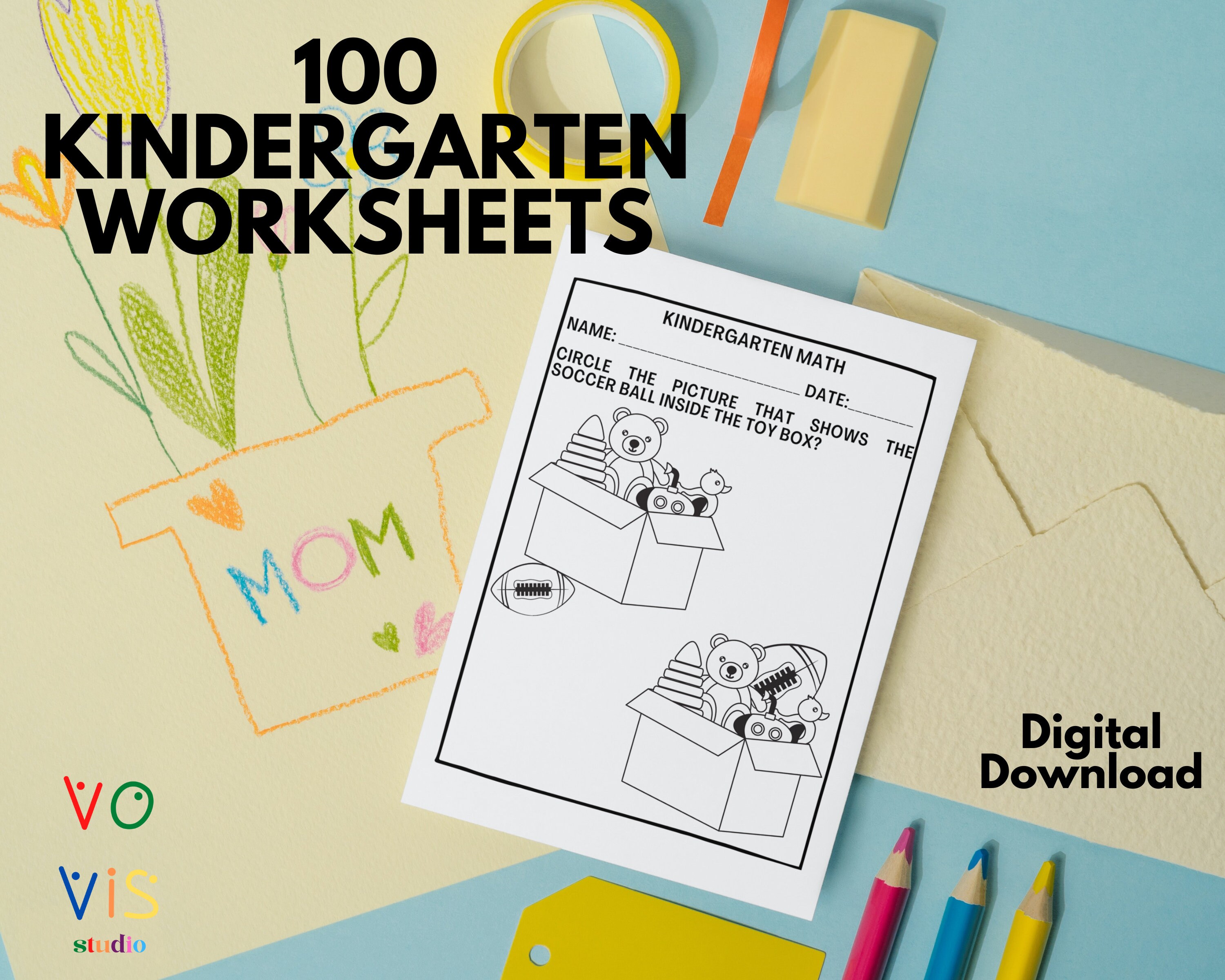 100 Pages Kindergaten Printable Worksheets PDF FILE Etsy Canada 100-pages-kindergaten-printable-worksheets-pdf-file-etsy-canada