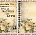 Farmhouse Black Gingham and Rose ATC Cards, Farmhouse Printable Quotes ...