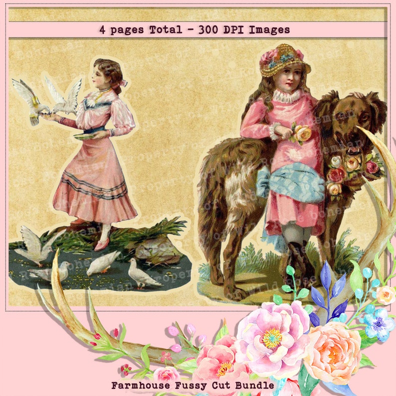 Farm Clipart Farm Animal Graphics or Stickers for Junk Etsy