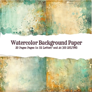 Painted Grungy Digital Papers, Junk Journal, Scrapbook, Collage Sheets, Ephemera, Instant Download PDFs, Mixed Media, Textured Background,