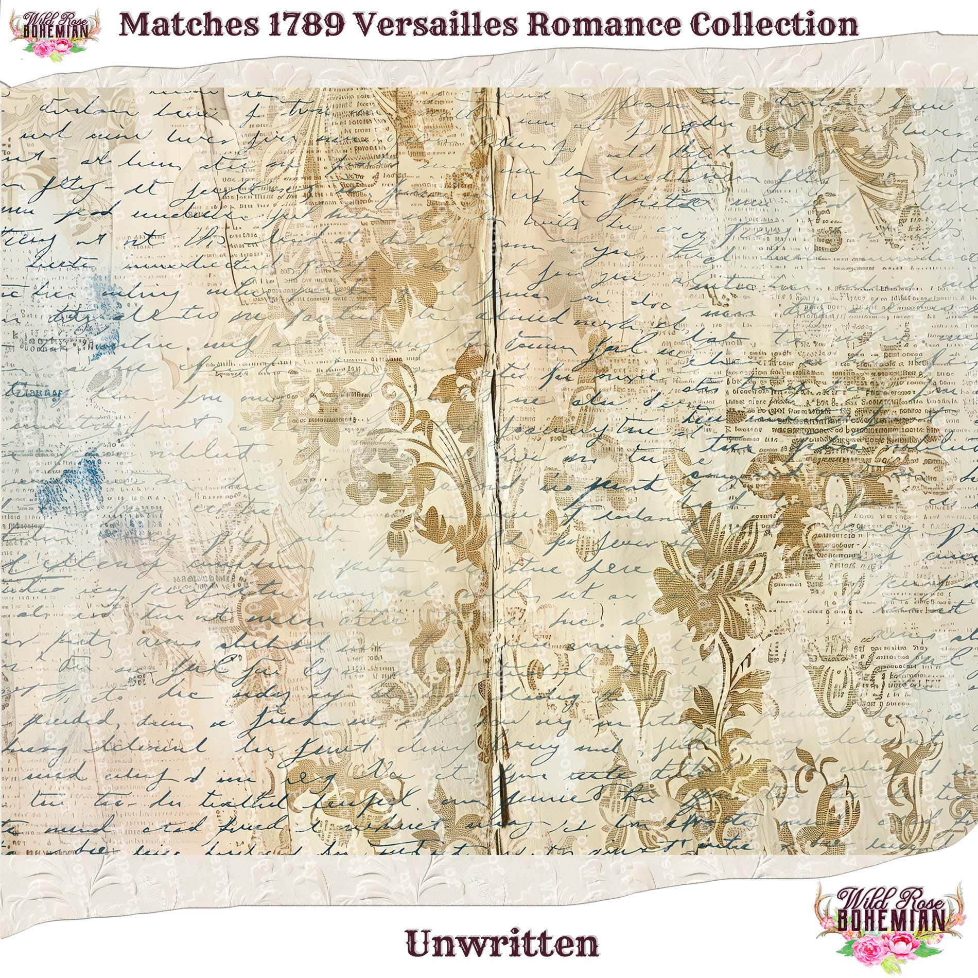 Script Collage Writing French Script Collage Paper, Vintage Floral Parchment Digital Paper ...