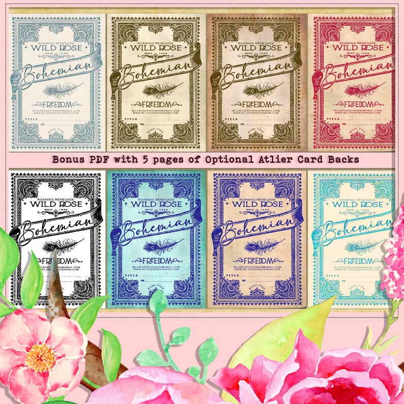 Fortune Teller Mirrored Riddle Printable Ephemera Vintage Etsy