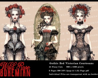 Halloween Vampire Clipart, Vampire Graphics, Vampire PNGS, Halloween,  Gothic Junk Journal Kit, Dracula Fussy Cuts, Vampiress PNGS,
